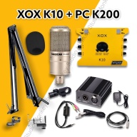 Bộ Combo Mic Thu Âm Hát Livestream Soundcard XOX K10 2020 & Mic TAKSTAR PC thumbnail