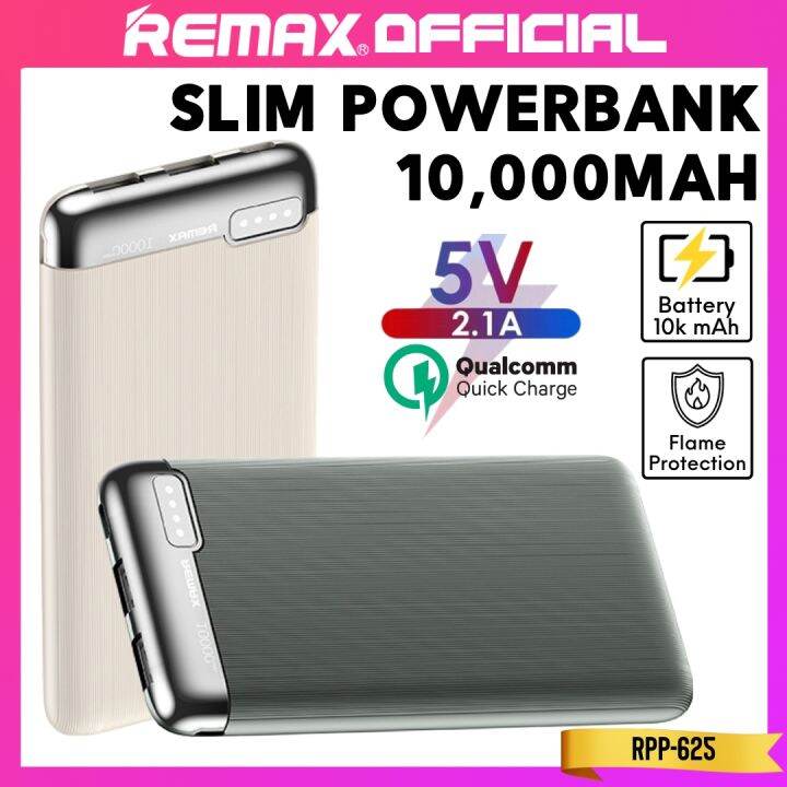 REMAX OFFICIAL Quick Charge 2.1A Powerbank Andoird Original 10000mAh ...