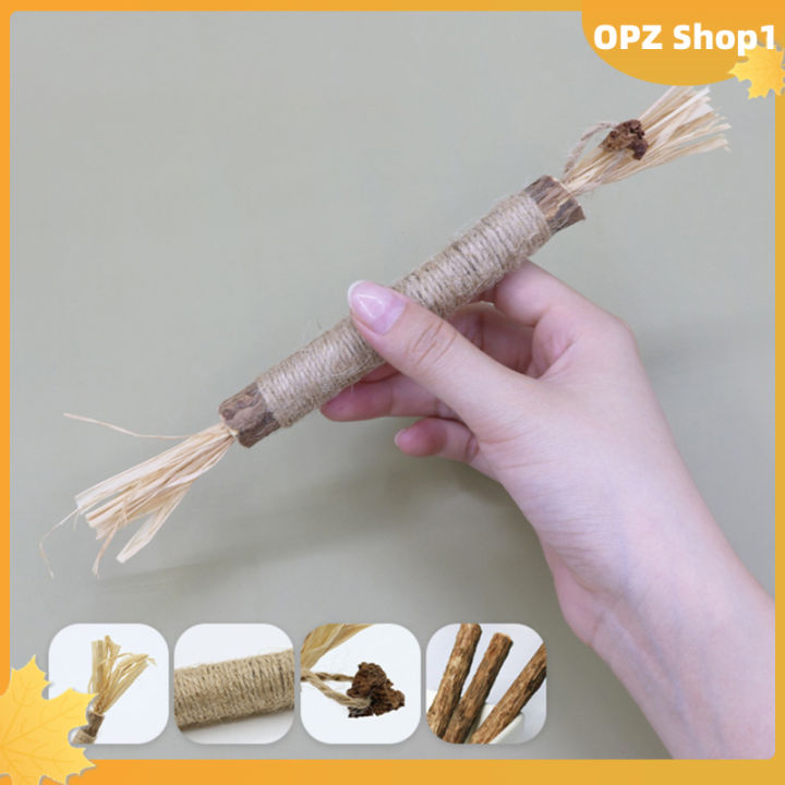 opz-ของเล่นเคี้ยวงอกของฟันแมวแบบโต้ตอบ3ชิ้นของเล่นแมวในร่มของเล่นสำหรับทำความสะอาดฟันดูแลทันตกรรมรักษาแมว