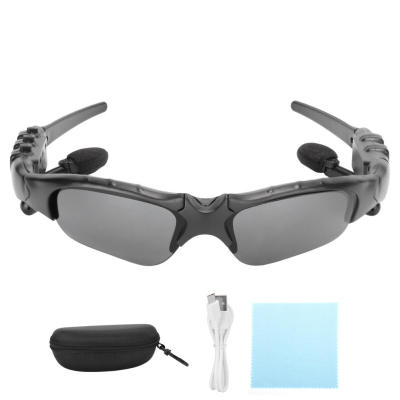 บลูทูธแว่นกันแดดกลางแจ้งสมาร์ทแว่นตาชุดหูฟังบลูทูธขับรถแว่นกันแดดหูฟัง