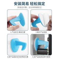 ijg181 No punching silicone door hook plastic bathroom door suction cushion rubber bathroom door wall suction holder door stop