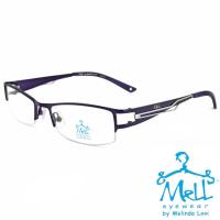 Mell eyewear by Melinda Looi แว่นตา รุ่น ME 074 กรอบแว่นตา ( สำหรับตัดเลนส์ ) ทรงสปอร์ต วัสดุ สแตนเลสสตีล หรือเหล็กกล้าไร้สนิม Stainless Steel ขาข้อต่อ กรอบแว่นตา EyewearTop Glasses