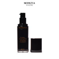 MERREZCA Excellent Covering Skin Perfecting Foundation SPF50/PA+++ รองพื้นเนื้อสัมผัสบางเบา ช่วยปรับสีผิวให้เรียบเนียน ติดทน คุมมัน ไม่เป็นคราบ