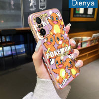 Dienya เคสสำหรับ Xiaomi Mi 11i 11X POCO F3 Redmi K40 Pro การ์ตูน Pokemon ใหม่กรอบสี่เหลี่ยมพื้นผิวชุบซิลิกาเจลนิ่มกันกระแทกเคสมือถือรวมเลนส์กล้องถ่ายรูปฝาครอบป้องกัน