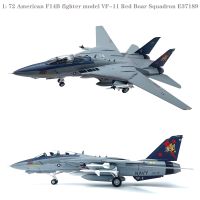 1: 72โมเดลเครื่องบินรบ F14B อเมริกัน VF-11 E37189หมูป่าสีแดงชุดสะสมเครื่องบินโมเดลก่อสร้างผลิตภัณฑ์สำเร็จ