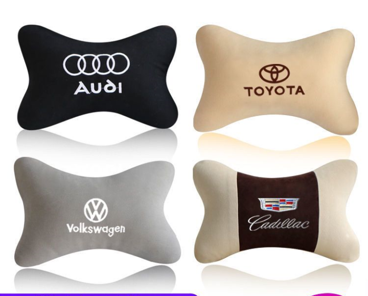 2Pcs/Set Car Seat Pillows auto Health Pillow Neck Protective Rest