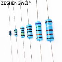 【CW】 20PCS 1W Metal Film Resistor 1 Five-color Ring Power 0.1 1M 2 4.7 10R 47 100 220 360 470 1K 2.2K 10K 22K 4.7K 100K Ohm