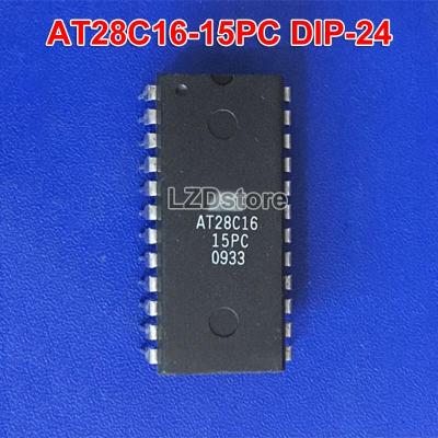 2ชิ้น AT28C16-15PC DIP24 AT28C16-15 AT28C16ชิป DIP-24 EEPROM IC แบบใหม่ดั้งเดิม