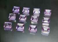 พลอยอเมทิสต์ (Amethyst) "อัญมณีแห่งความรัก ความสงบ" น้ำหนัก 0.50 - 1.50 ct ขนาด 5x3.3x6.9 จำนวน 12 เม็ด ราคาเม็ดละ 89 บาท mm. พลอยแท้ 100% เนื้อดี ราคาถูก