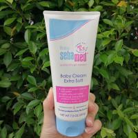 Sebamed® Baby Cream Extra Soft 200mL ซีบาเมด ครีมดูแลและปกป้องผิวชนิดเข้มข้น สำหรับผิวทารกที่บอบบาง pH 5.5 ผ่านการทดสอบทางผิวหนังและคลีนิค