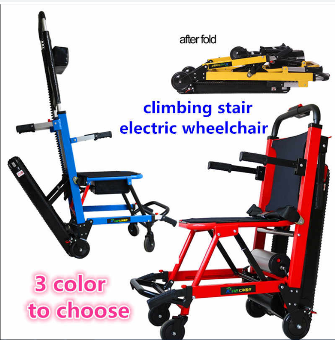 * Preorder * Folding Electric Climbing Wheelchair Up And Down The Stairs Crawler Electric Stair