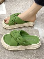 MUJI thick-soled sandals and slippers womens summer wear 2023 new sandals outdoor high-end feeling net red MUJI slippers