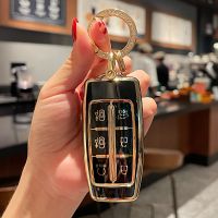 wenminr TPU Car Key Case 6 Button for Hyundai Genesis G80 Gv80 Smart Keyless Entry Remote Control Protector Cover Key Shell Accessories