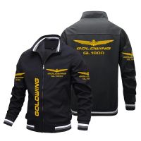 2022 New Honda Gold Wing GL1800 Print Jacket Honda Motorcycle Racing Team Club Bomber Jacket Windbreaker Biker Riding Jacket