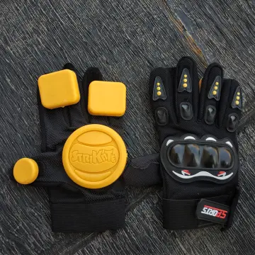 Skateboard Gloves Standard Longboard Drift Brake Turning Gloves Outdoor  Sports Protection Skate Re