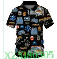 EMS nurse personalized name polo 03