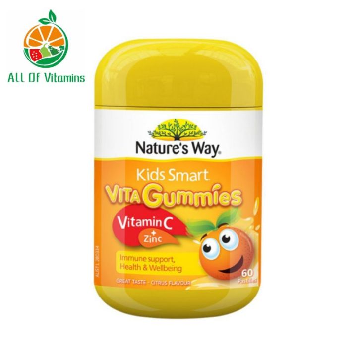 nature-s-way-kids-smart-vita-gummies-วิตามินเด็กแบบเยลลี่-60-เม็ด-พร้อมส่ง-วิตามินสำหรับเด็ก-อาหารเสริมเด็ก-บำรุงสมอง-อาหารเสริม-อาหารสำหรับเด็ก