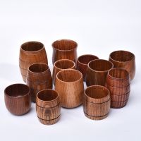 hotx【DT】 Big Belly Cup Mug Spruce Wood Cups Bar Beer Drinkware Bushcraft Camping Japan