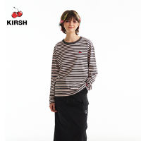 [KIRSH] เสื้อยืดเดรสลายแขนยาวเชอร์รี่