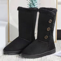 Suede Fur แพลตฟอร์มกลางลูกวัว Snow Boots Warm สั้น Plush รองเท้าผู้หญิง2023ฤดูหนาวใหม่แนวโน้มรองเท้าสบายๆ Goth เชลซี Boots