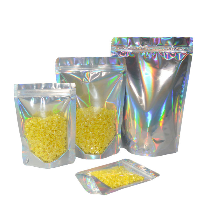 100-pcs-zip-lock-plastic-bag-aluminum-foil-hologram-food-mylar-pouch-smell-water-proof-zipper-reclosable-pouches