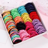 100Pcs/50pcs Kids Girl Elastic Rope Hair Ties Ponytail Holder Head Band Hairbands