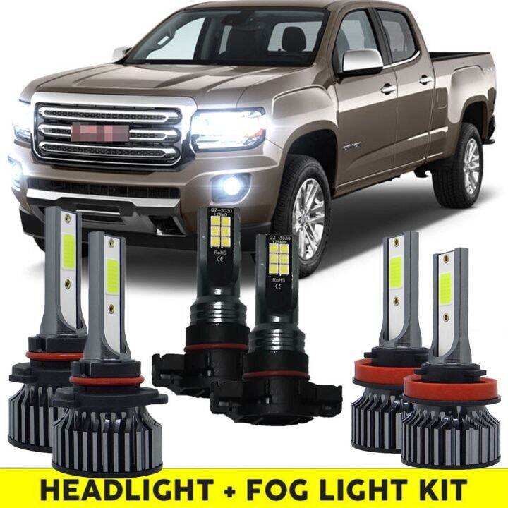 new-ชุดหลอดไฟตัดหมอก-led-สําหรับ-gmc-canyon-2017-2018-2019