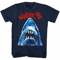 Movie Meg 2 The Trench（Jaws） graphic cotton O-neck T-shirt for men