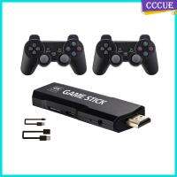 เครื่องคอนโซลวิดีโอเกม Ccccue พร้อมตัวควบคุม2ตัวคอนโซลเกมย้อนยุค Joypad สำหรับจอสัมผัส3มิติ GD10