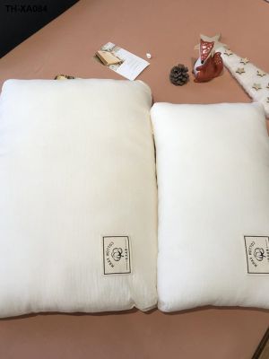 Four pure cloth close skin fluorescence children pillow core 30 x 50 breathable soft 40 60 feather silk
