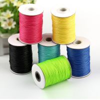 【YD】 1mm 150Meters/Roll Waxed Cotton Cord Thread String Necklace Rope for Jewelry Making