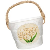 【CW】 Tub Fruit Cooler Beverage Beer Basket Holder Chiller Snack Drink Bottle Rustic Galvanized Vase