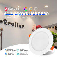 GLEDOPTO Zigbee3.0อัจฉริยะ E Life 6W/12W ไฟเพดานอัจฉริยะ Wifi 3.5นิ้ว RGB + CCT โคมไฟติดเพดาน Led สำหรับการตกแต่งบ้านโคมไฟอัจฉริยะรองรับรีโมทคอนโทรล RF 2.4G ใช้งานได้โดยตรงสำหรับ Alexa Google Home