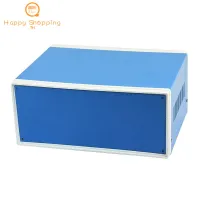 TH Shopping 9.8" x 7.5" x 4.3" Blue Metal Enclosure Project CaJunction Box