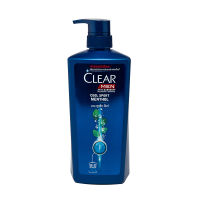 [ส่งฟรี!!!] เคลียร์ เมน คูลสปอร์ต เมนทอล แชมพู ขนาด 630 มล.Clear Men Shampoo Blue 630 ml