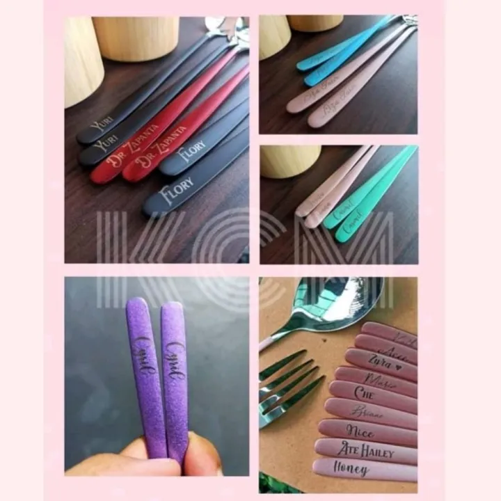 PERSONALIZED SPOON AND FORK Lazada PH