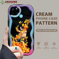 (คลังสินค้าพร้อม) เคสโทรศัพท์เคสสำหรับ Realme C21Y /Realme C25Y เคสมือถือสำหรับการ์ตูนเด็กหญิงเด็กชาย Portgas. D. เนื้อครีมเอซขอบลอนปกอ่อน