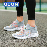 UCON รองเท้าสนีกเกอร์ตาข่ายใส่สบายสำหรับผู้หญิง,รองเท้าสตรีทแฟชั่นระบายอากาศได้สตรีทรองเท้าตาข่ายน้ำหนักเบาสำหรับผู้หญิงขนาด35-42ใหม่ฤดูใบไม้ผลิและฤดูร้อน