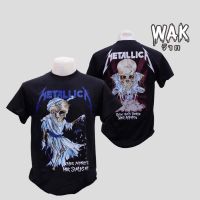 ?พร้อมส่ง? D37-เสื้อผู้ชาย/ผู้หญิง S-XXXL T-shirt เสื้อยืเ เสื้อวง Metallica ลิขสิทธิ์แท้100%