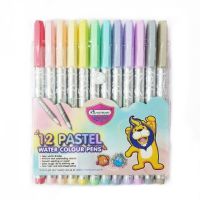 ปากกาเมจิกสีพาสเทล 12 สี ตรา Master art