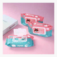 ทิชชู่เปียกBaby Wipes ผ้านุ่มชุ่มชื่น มี 80 แผ่น ทำความสะอาดได้ดี /L0297