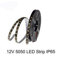 {ItalyNest shop} DC12V แถบไฟ LED 5050 PCB สีดำ60 Lleds/m 5M IP20ไฟ LED IP65