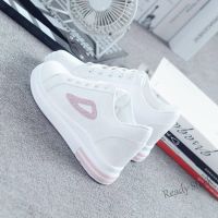 【Ready Stock】 ┅ C39 Inner increase small white shoes female 2019 autumn Korean version of the wild student basic mesh ca内增高小白鞋女2019秋季韩版百搭学生基础网面休闲鞋清新厚底板鞋ladysm01.my