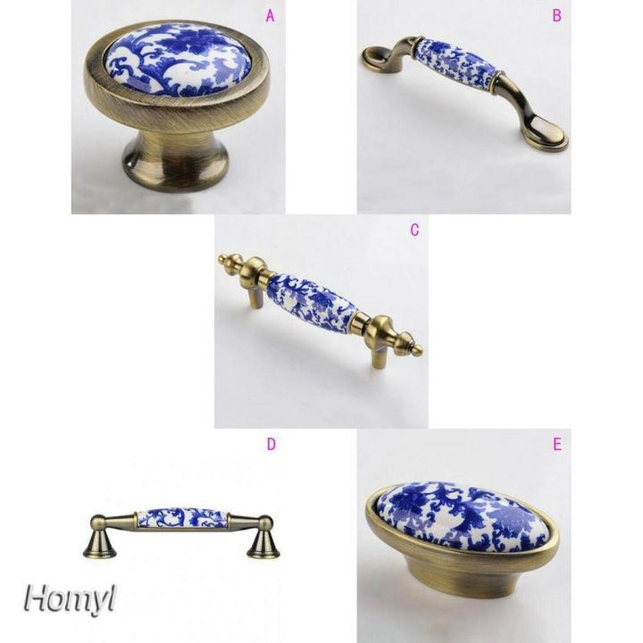 blue-white-ceramic-chinese-style-pull-handle-knob-drawer-cabinet-knob-handle