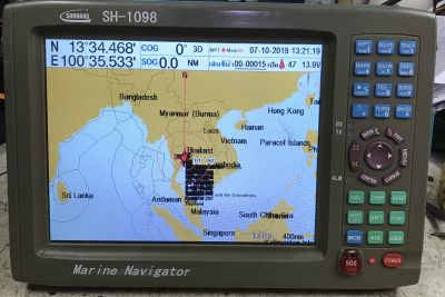 ดาวเทียม GPS  SUNHANG SH-1098 จอ10.4นิ้ว เมนูภาษาไทย