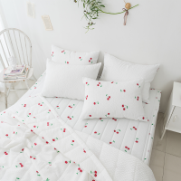 [KOMO] Fruit Duvet Set (3 type: Cherry, Pineapple, Lemon), 2 sizes (SS, Q), Made in Korea, Polyester 100% pillow