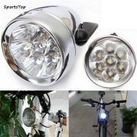 SportsTop 7led ไฟหน้าจักรยานย้อนยุคแนววินเทจ,โคมไฟแสงหน้ากันรอยขีดข่วนกันน้ำสำหรับขี่จักรยานกลางคืน