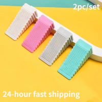 2pc Safety Silicone Door Stoppers Reusable Shock Absorbent Block Wedge Office Home Door Rear Retainer Anti-collision Stopper Decorative Door Stops