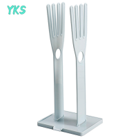 ?【Lowest price】YKS ABS KITCHEN Rubber gloves Rack ท่อระบายน้ำผ้าขนหนูอุปกรณ์จัดเก็บข้อมูล