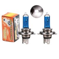 Car Accessories H4 60/55W Car Halogen Bulb 12V Halogen Light High Low Beam P43T 9003 Super Xenon White 6000K Headlight Lamp